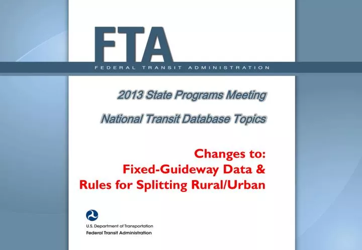 2013 state programs meeting national transit database topics