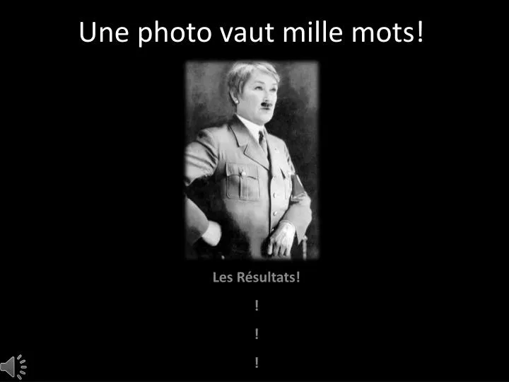 une photo vaut mille mots