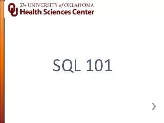 SQL 101