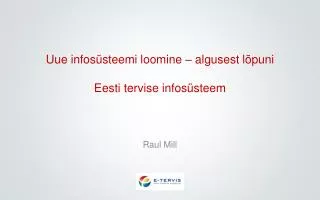 uue infos steemi loomine algusest l puni eesti tervise infos steem