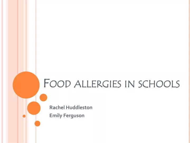 food allergies in schools