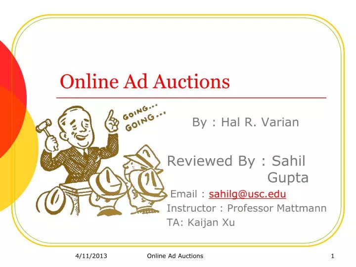 online ad auctions