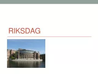 riksdag
