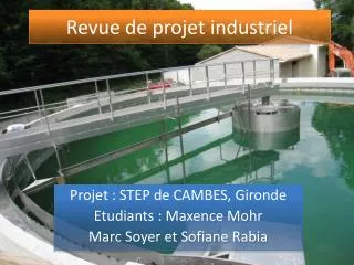 revue de projet industriel