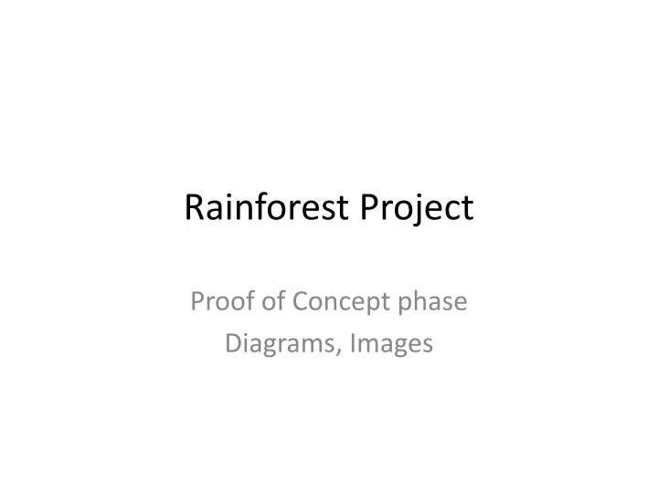 rainforest project