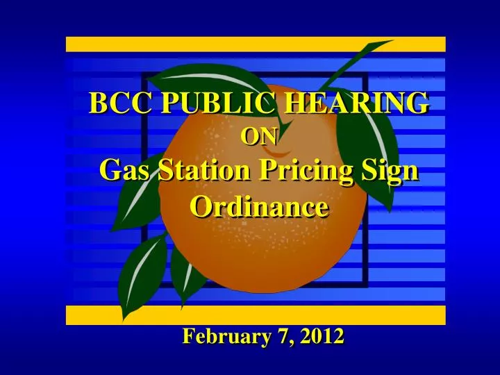 bcc public hearing on gas station pricing sign ordinance