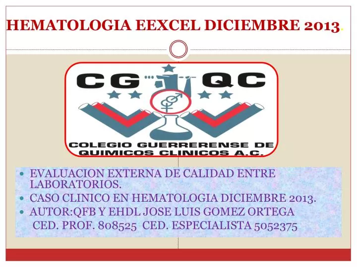 hematologia eexcel diciembre 2013