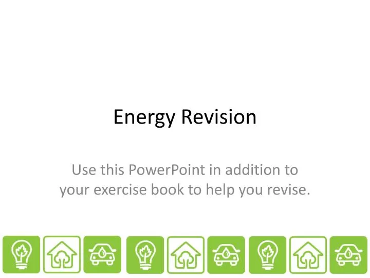 energy revision