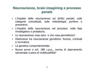 neuroscienze brain imagining e processo penale