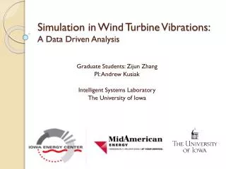 Simulation in Wind Turbine Vibrations: A Data Driven Analysis