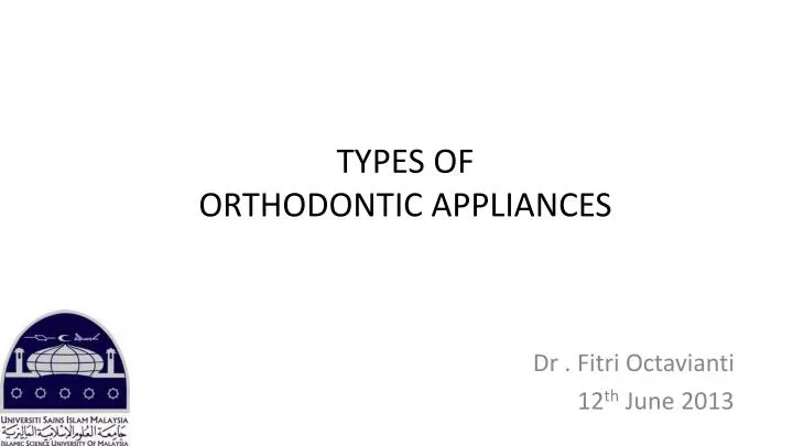 types of orthodontic appliances