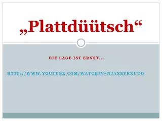 plattd tsch