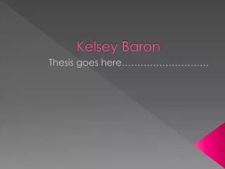 Kelsey Baron