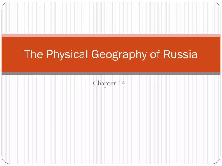 the physical geography of russia