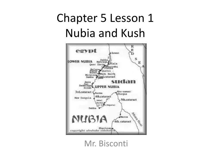 chapter 5 lesson 1 nubia and kush