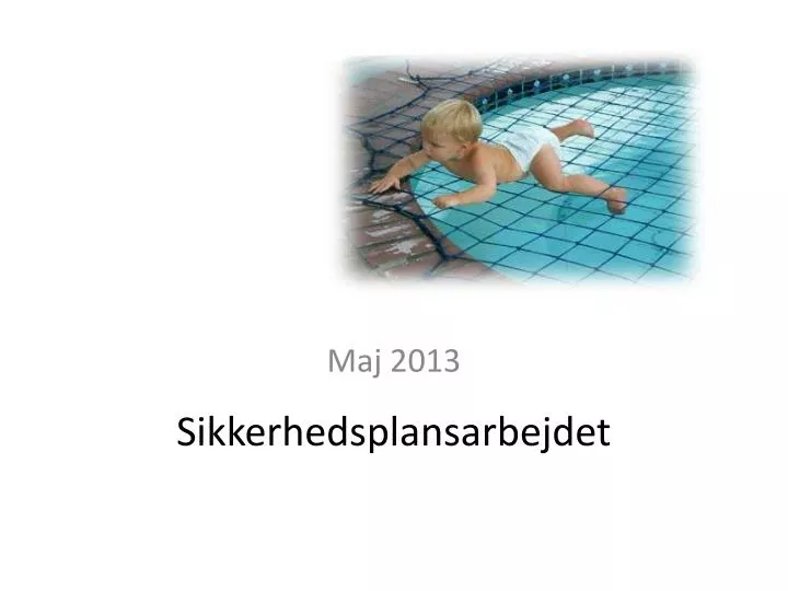 sikkerhedsplansarbejdet