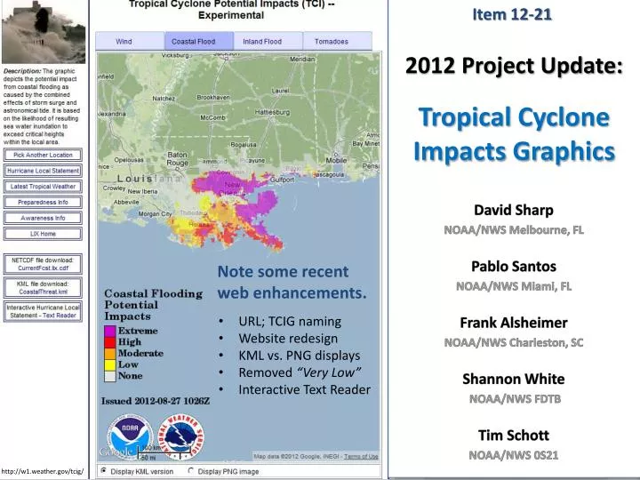2012 project update tropical cyclone impacts graphics