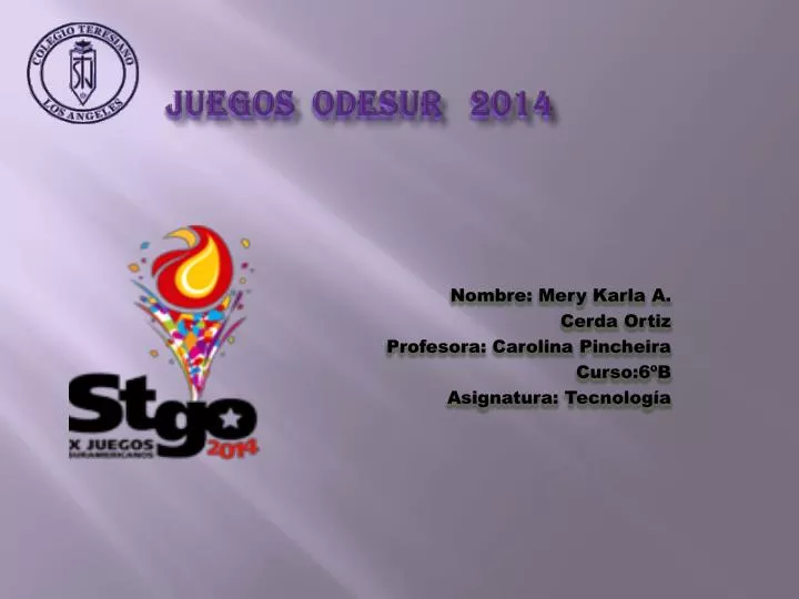 juegos odesur 2014