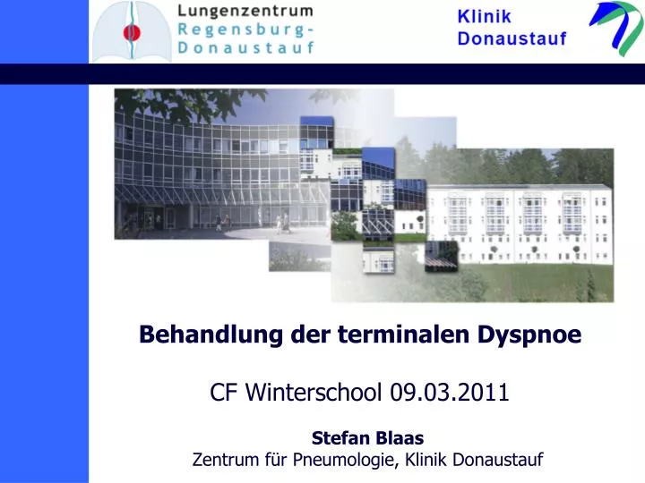 behandlung der terminalen dyspnoe cf winterschool 09 03 2011