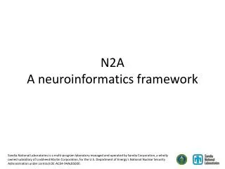 N2A A neuroinformatics framework