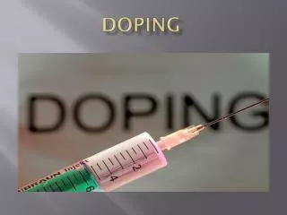 doping