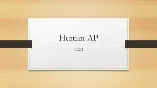 Human AP