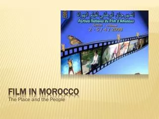 FILM IN MOROCCO