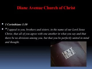Diane Avenue Church of Christ