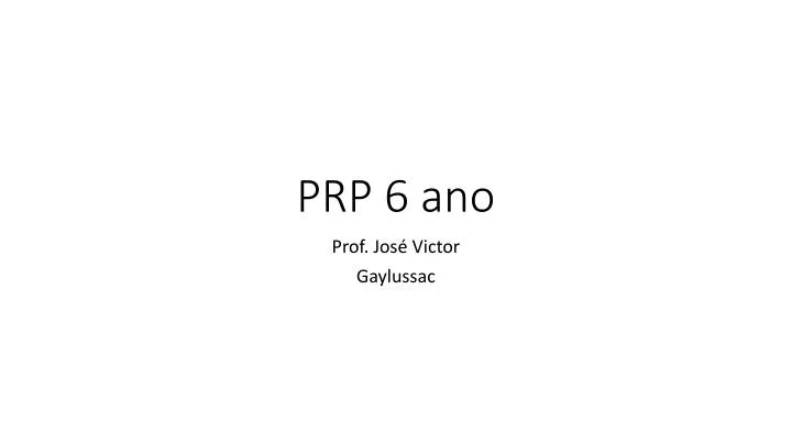 prp 6 ano