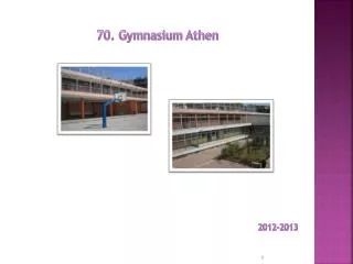 70 . Gymnasium Athen