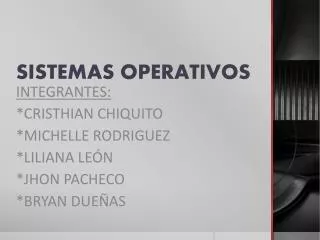 sistemas operativos