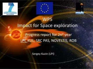 WP5 Impact for Space exploration