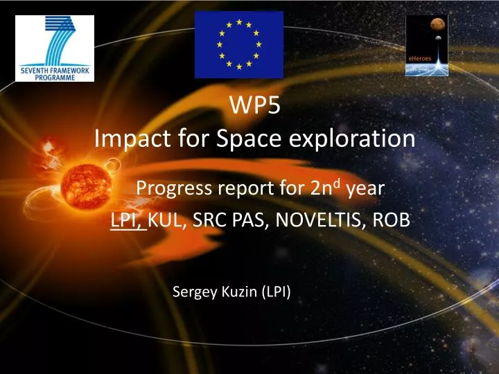 wp5 impact for space exploration