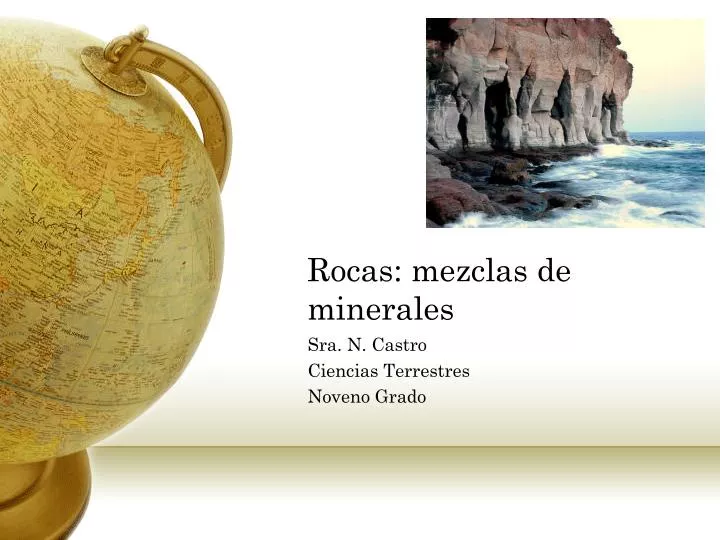 rocas mezclas de minerales