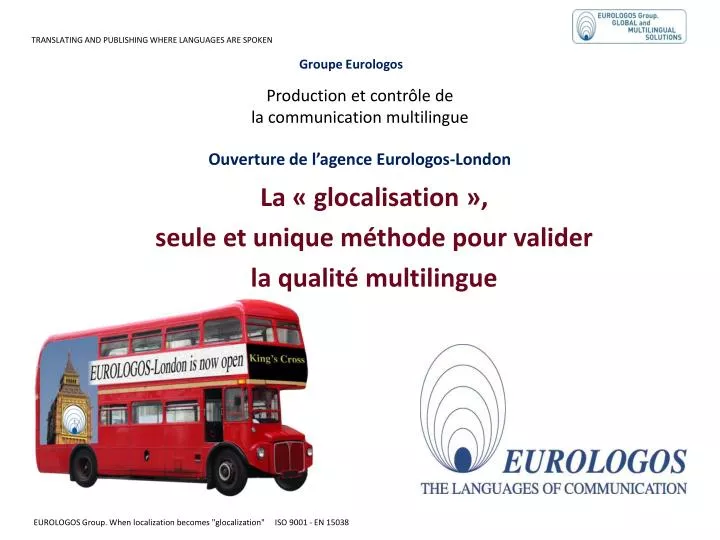 production et contr le de la communication multilingue