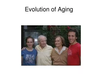 Evolution of Aging