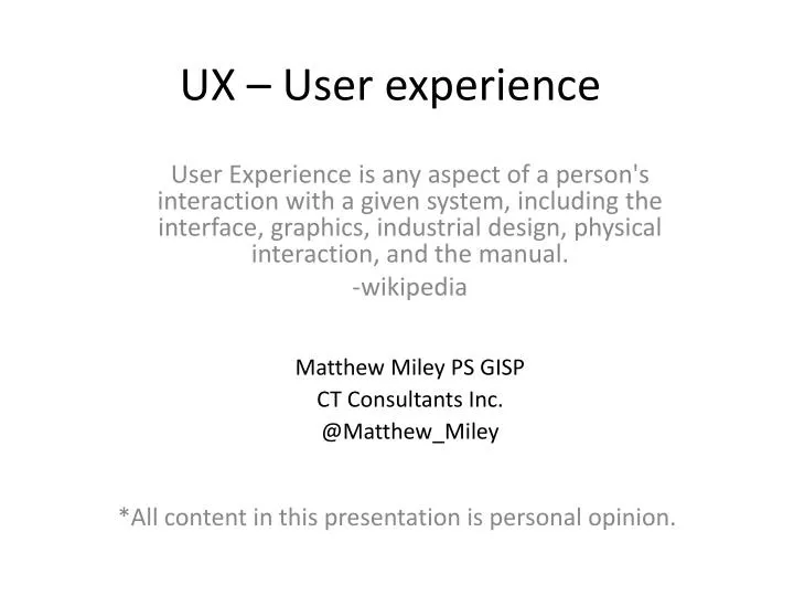 ux user experience