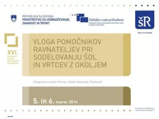 Sodelovanje za razvijanje podjetnosti v šolah in vrtcih 05.03.2014