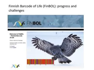 Finnish Barcode of Life (FinBOL): progress and challenges