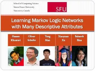 Learning Markov Logic Networks with Many Descriptive Attributes
