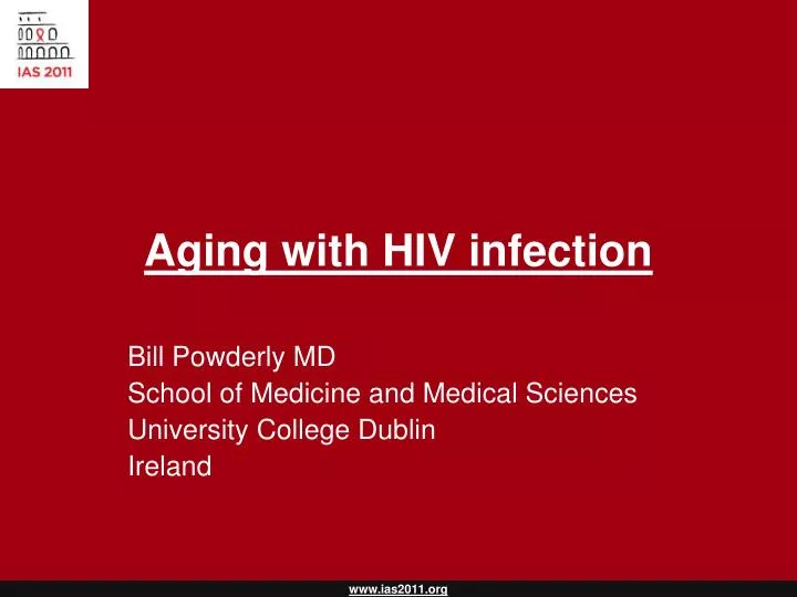 aging with hiv infection