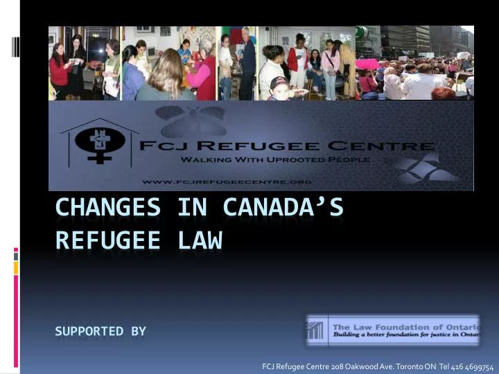 changes in canada s refugee law supported by
