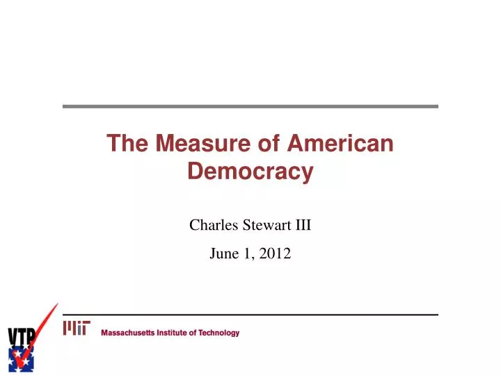 the measure of american democracy