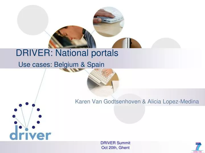driver national portals use cases belgium spain