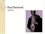 Paul Desmond
