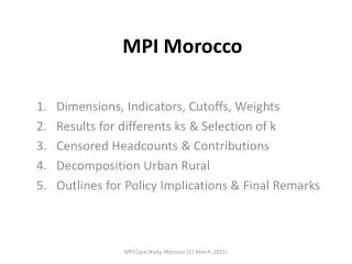 mpi morocco
