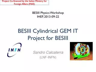 BESIII Cylindrical GEM IT Project for BESIII