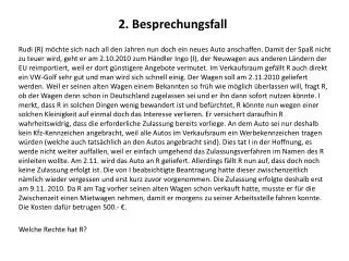 2 besprechungsfall