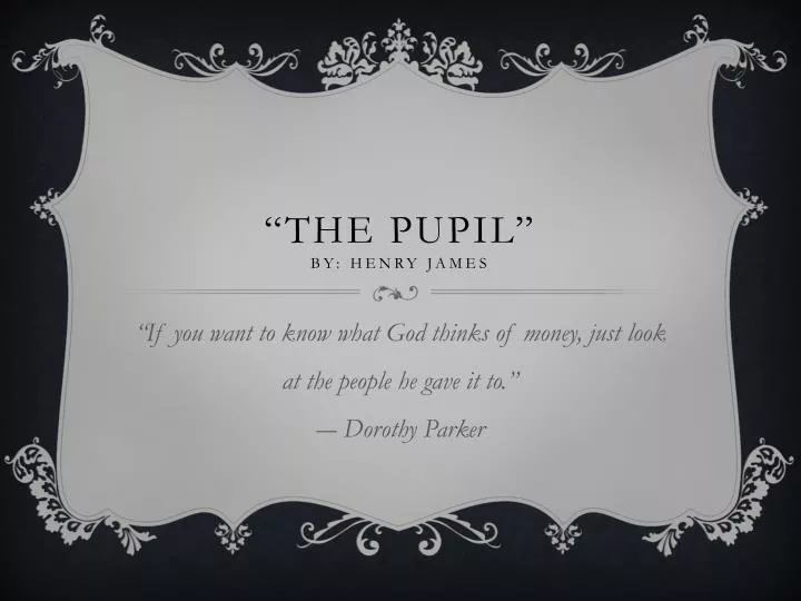 the pupil by henry james