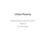 Urban Poverty - slide 1